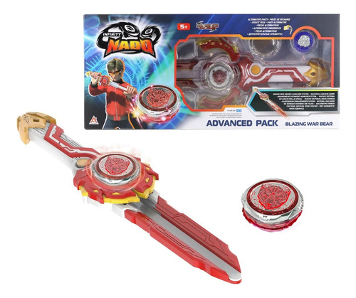 Beyblade C/ Lançador Peão Batalha Infinity Nado Pião Rápido