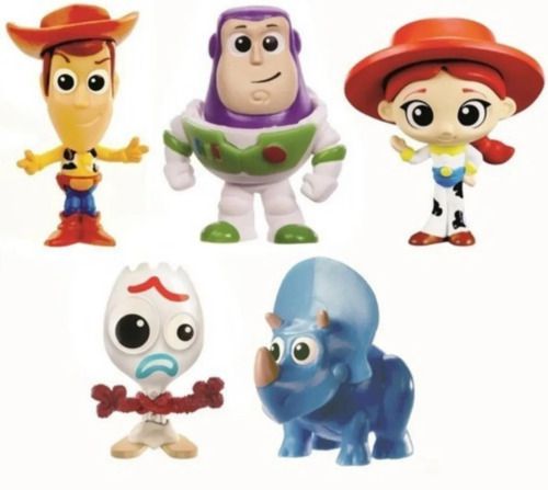 Toy Story 4 - kit 5 bonecos + acessórios