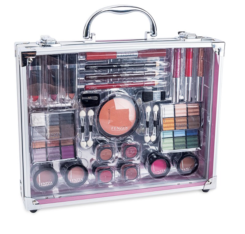MALETA MUSE COM KIT DE MAQUIAGEM - Loja Fenzza Make Up