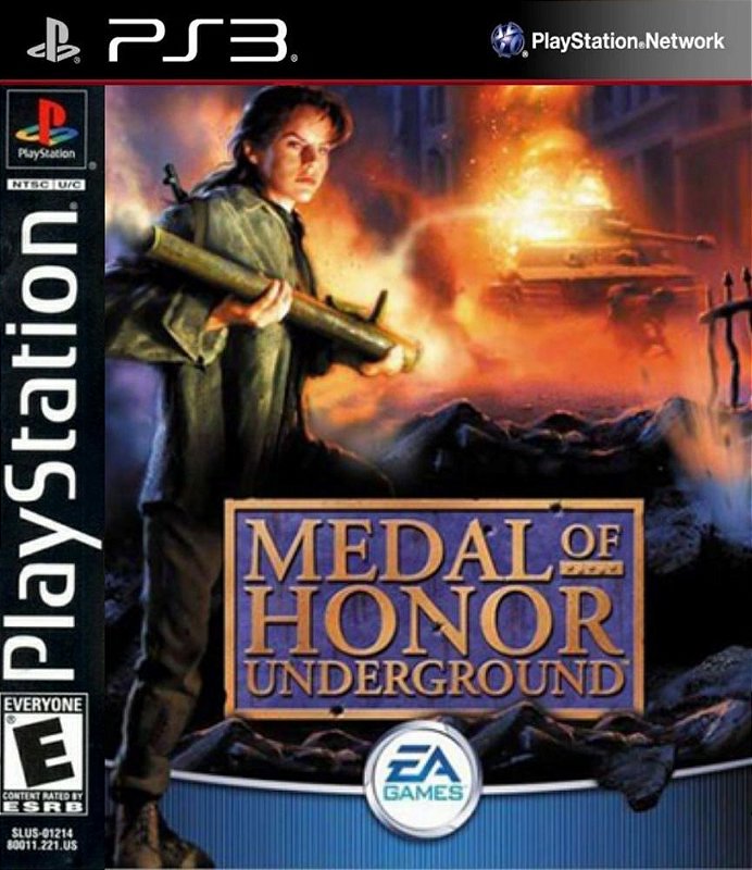 Medal of Honor Underground (Classico Ps1) Midia Digital Ps3 - WR