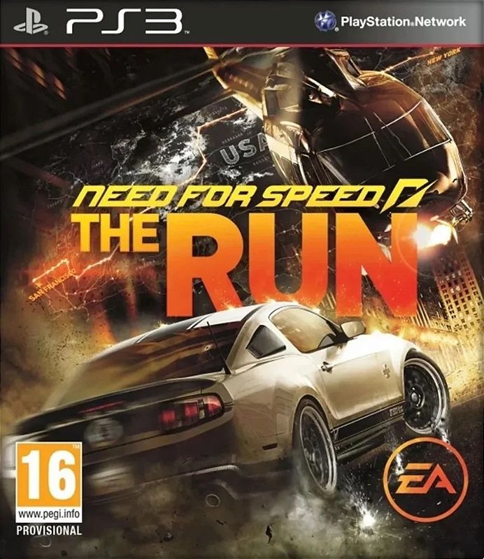 Need for Speed The Run Midia Digital Ps3 - WR Games Os melhores
