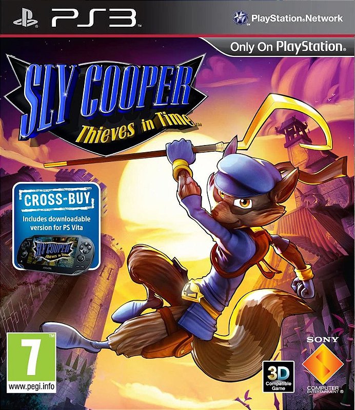 Jogo PS3 Sly Cooper: Viajantes do Tempo