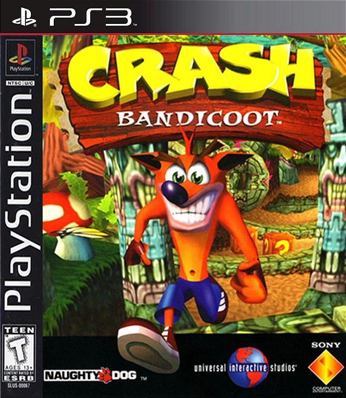 Crash Bandicoot 1 Classico Ps1 Jogos Ps3 PSN Digital Playstation 3