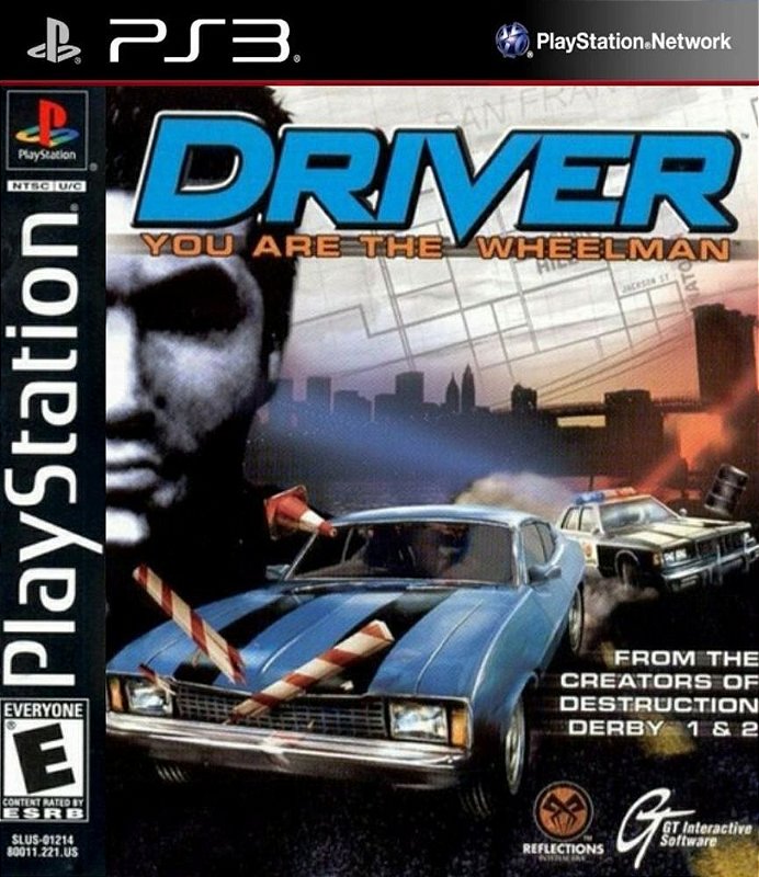 NOVO GAMEPLAY: DRIVER 1 (PS1) - INTRO DO JOGO + DEMONSTRAÇÃO + 1