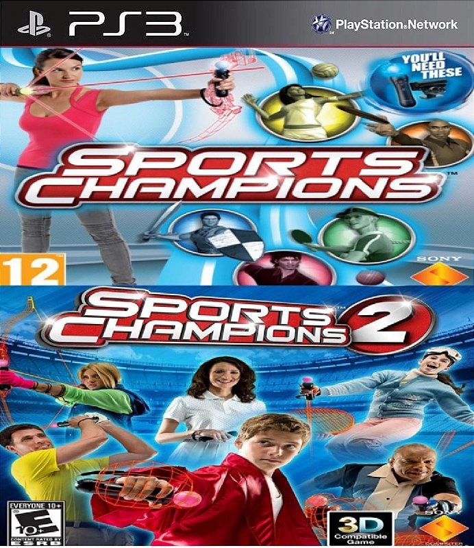 Jogo Original Sports Champions Playstation Ps3 Mídia Física Com 10