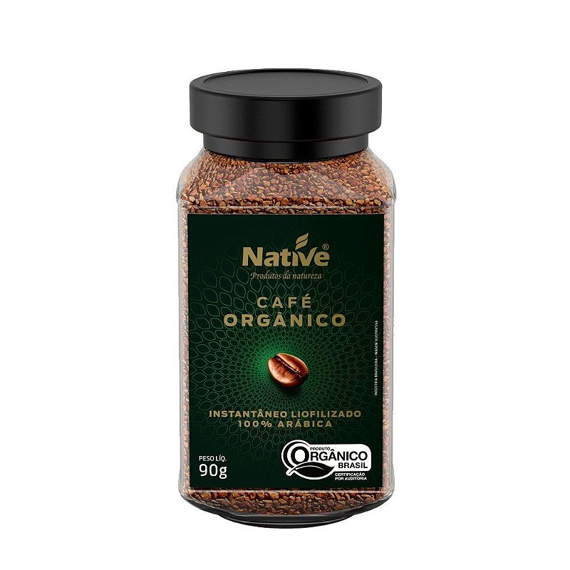 CAFE ORGANICO LIOFILIZADO NATIVE 90G Vitrine Natural
