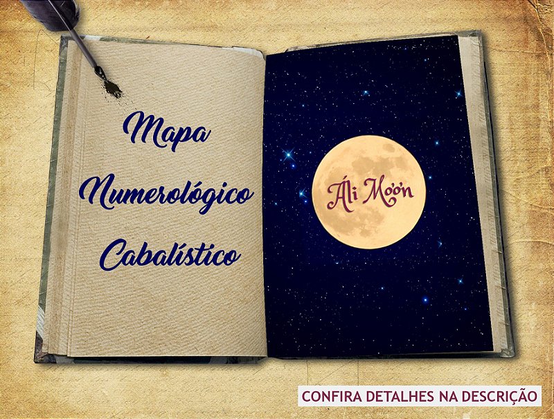 Numerologia Mapa Numerológico Cabalístico Áli Mo'o'n Arte Mística