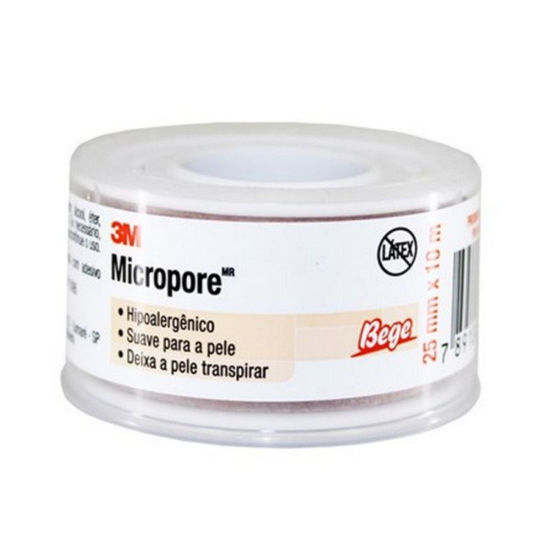 Micropore 25mm x 10 mts Bege 3M