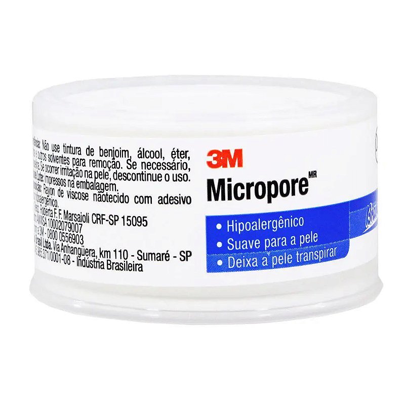 Micropore 25mm x 10 mts Branco 3M
