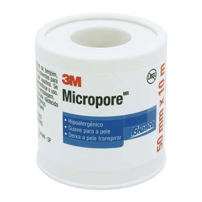 Micropore 50mm x 10 mts Branco 3M