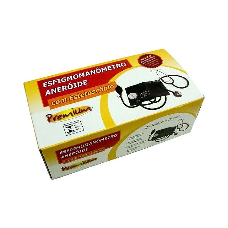 Kit Esfigmomanômetro Estetoscopio - Premium