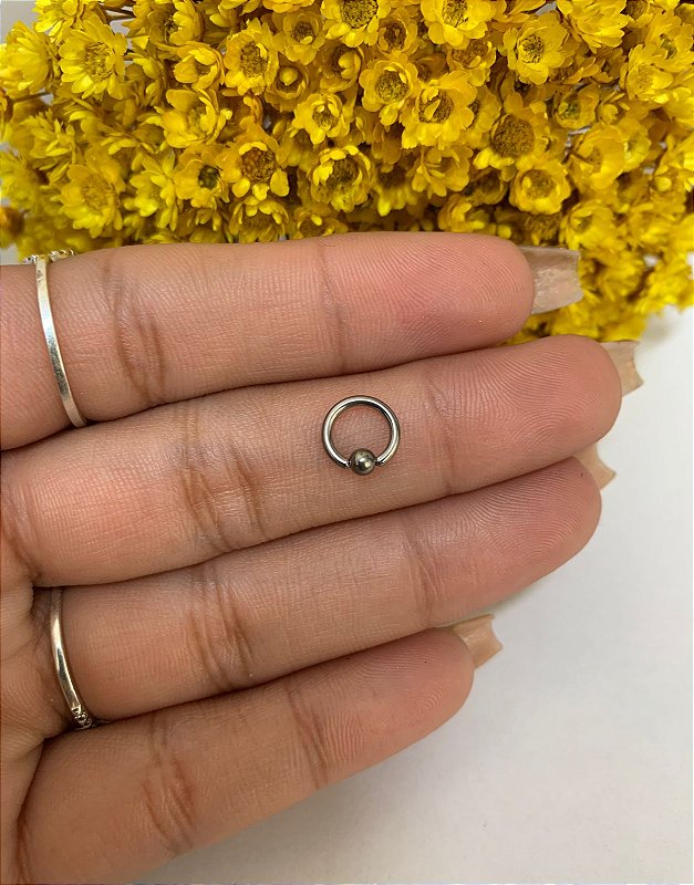 Captive titanio 1.2mm x 6mm x 3mm Ideal Piercing