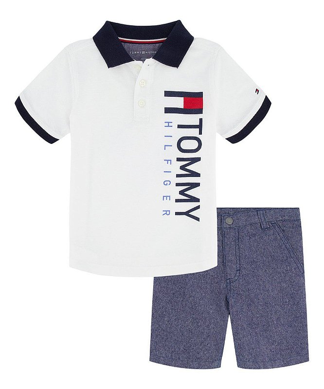 Camisa Polo Tommy Hilfiger - Tam 4-5 anos - NOVIDADE - Importados Gabriel -  Peças Importadas para bebê, adulto, crianças .