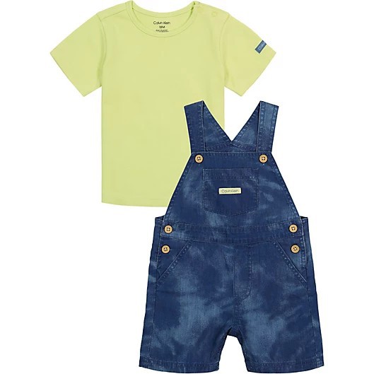 Conjunto com regata e Bermuda Calvin Klein Jeans - LOB BABY KIDS