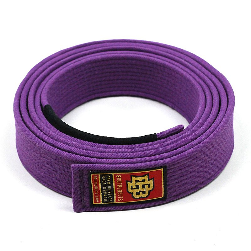 Faixa Jiu-Jitsu Roxa (Ponta / Tarja Preta)