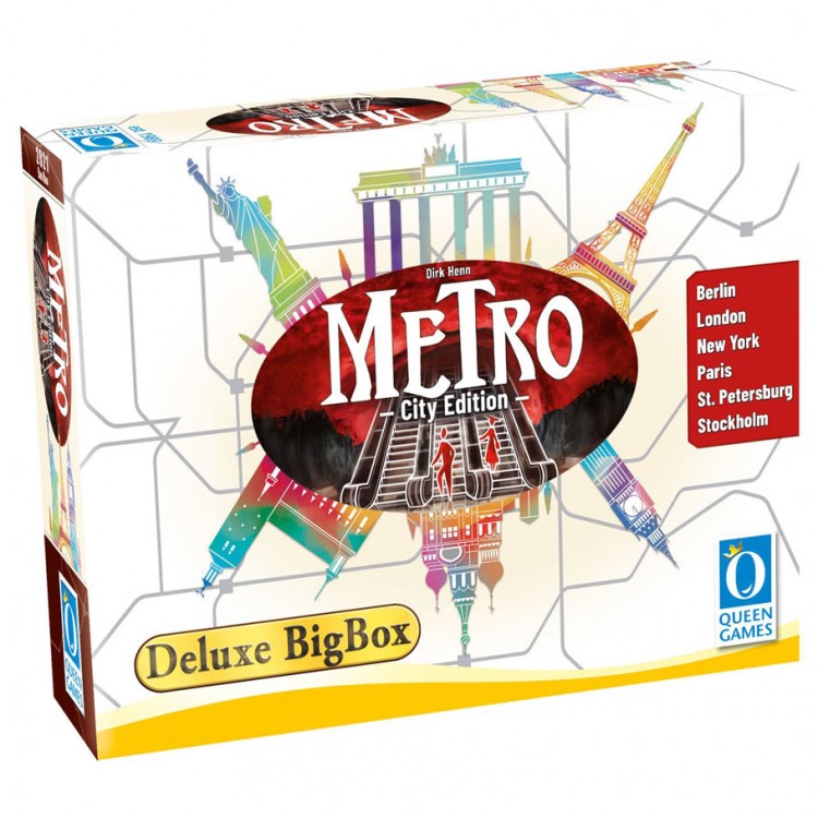 Metro: Deluxe: Big Box - Boardgame - Importado - Giant Heroes Games