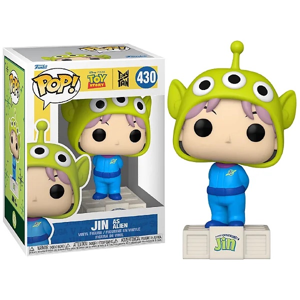 Jin as Alien (Toy Story x BTS) 430 Pop Funko Rocks Disney - TS Toys