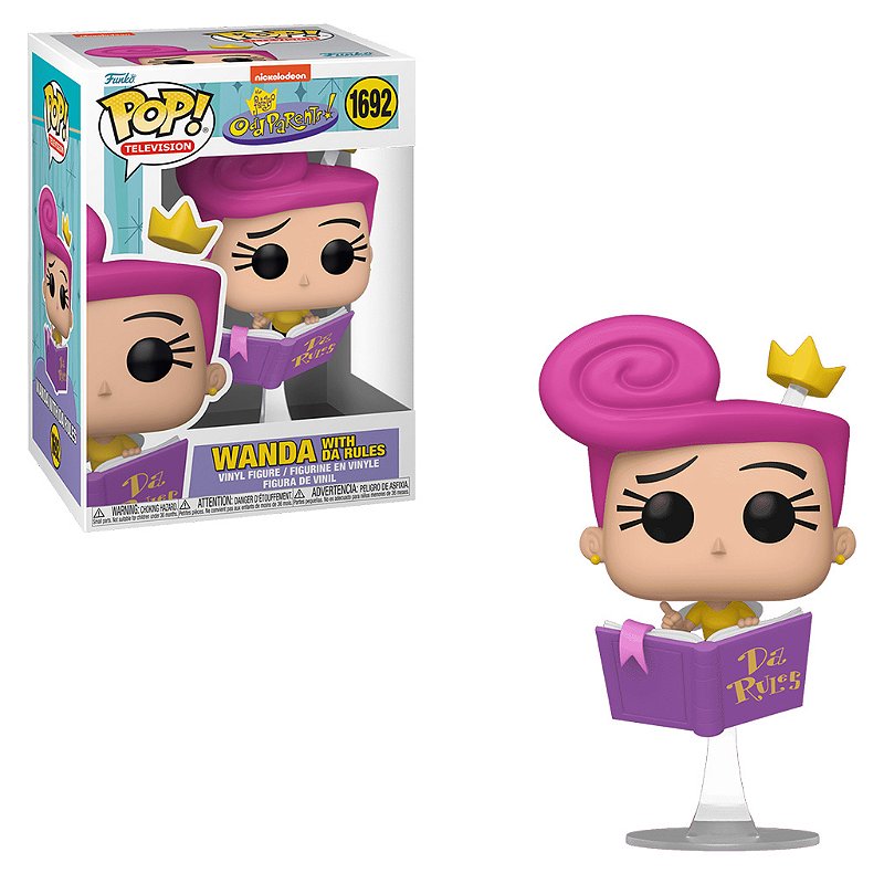 Wanda with Da Rules 1692 Pop Funko Os Padrinhos Mágicos - TS Toys