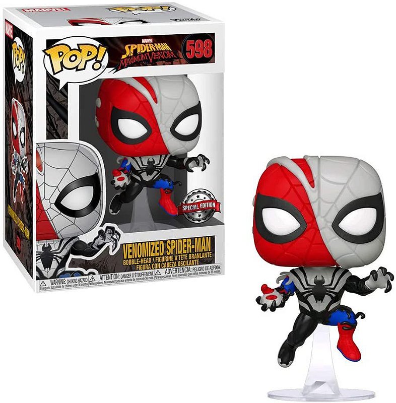 Venomized Spider-man 598 Exclusivo Pop Funko Marvel - TS Toys