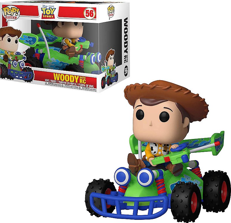 Woody with RC 56 Rides Pop Funko Toy Story Disney - TS Toys
