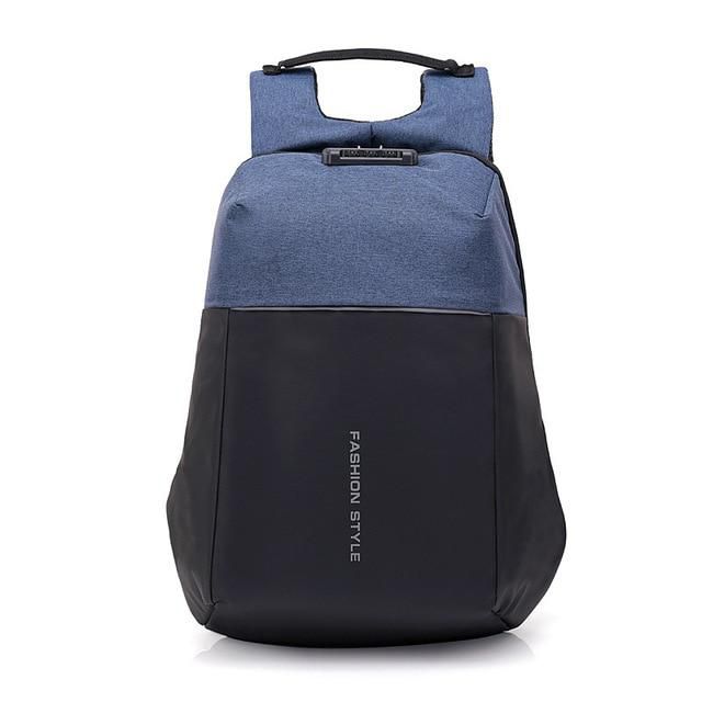 Mochila Notebook Anti-Furto Yepp Senha Azul - MN4058 - Shopping Ezun - Os  melhores produtos das melhores marcas!