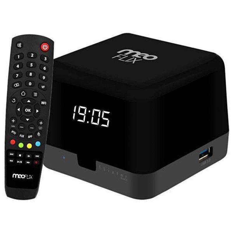 Smart TV Box Meo Flix Flixter Black 16GB - Retro X Play video game retrô -  TV BOX - IPTV - GADGETS e muito mais...