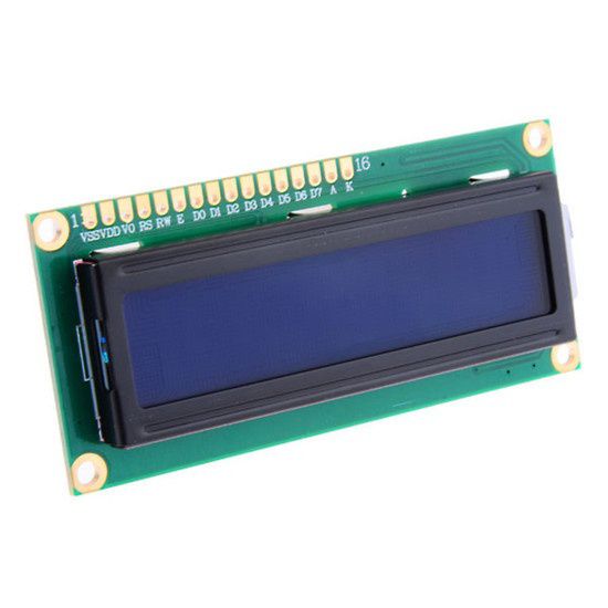 Display Lcd 16x2 Com Backlight Azul Eletrogate 11 Anos 1782