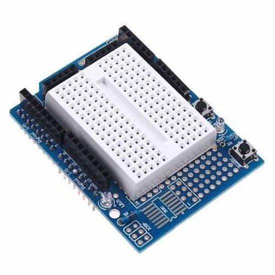 Uno Protoshield para Arduino + Mini Protoboard - Eletrogate - 14 anos!