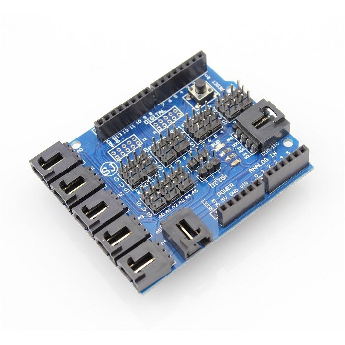 Sensor Shield V para Arduino Eletrogate Arduino Robótica IoT Apostilas e Kits