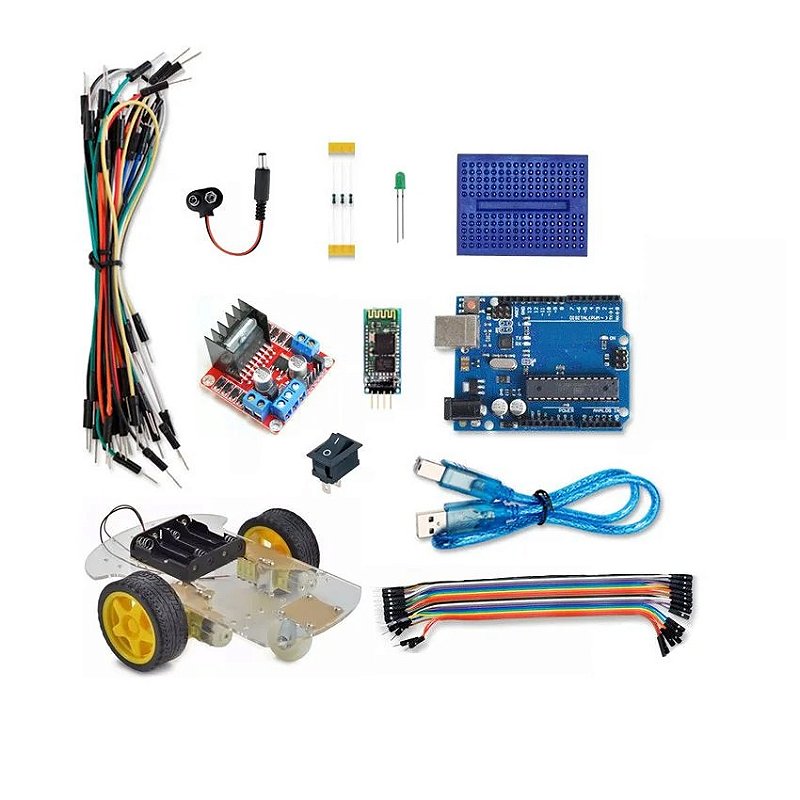 Kit Arduino Robótica - Eletrogate  Arduino, Robótica, IoT, Apostilas e Kits