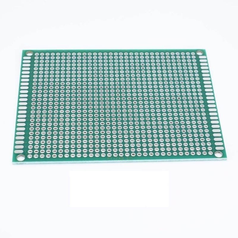Placa de Fibra de Vidro Ilhada 6x8cm (Face Simples) - Eletrogate