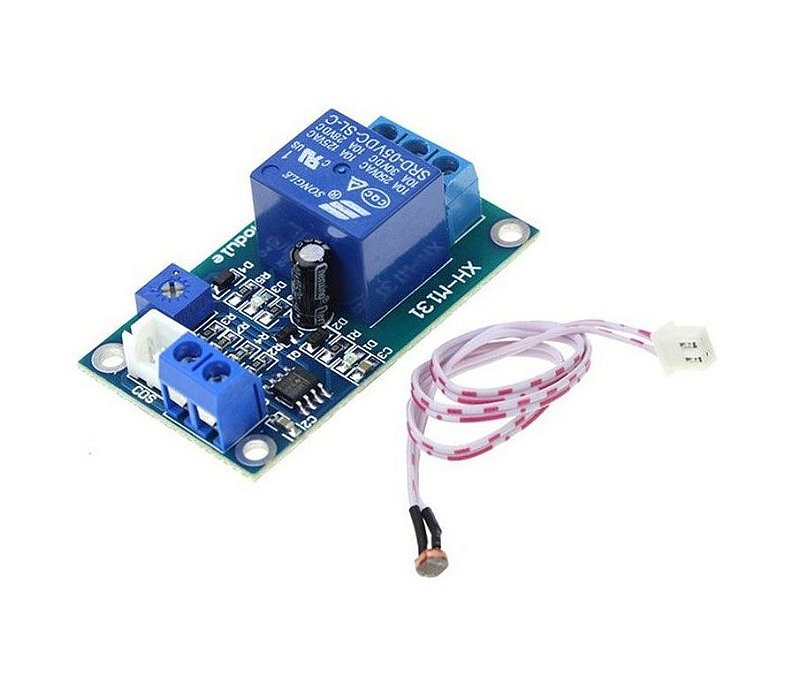 Modulo Relè Con Sensore LDR Fotoresistore 12V DC - Interruttore Crepuscolare Regolabile