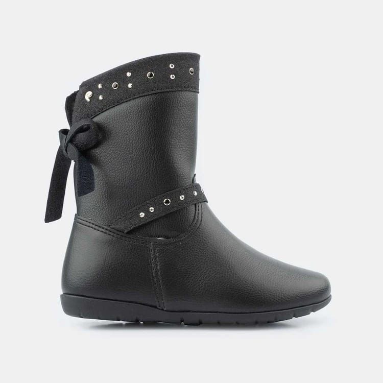 bota pampili preta jujuba MUNDO ENCANTADO KIDS
