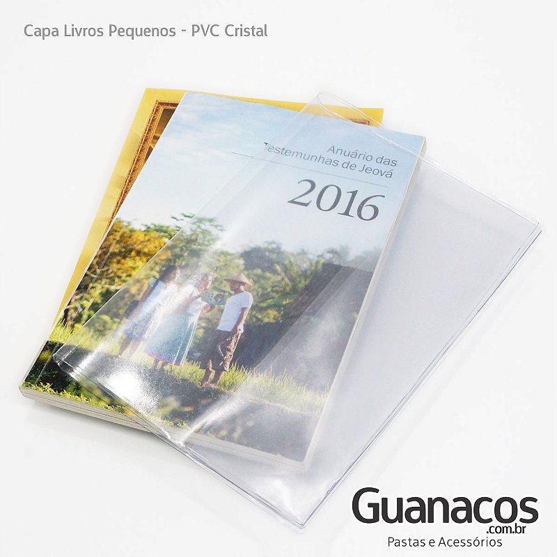 Download Capa para LIVROS Pequenos JW| PVC Cristal - Guanacos Pastas e Acessórios