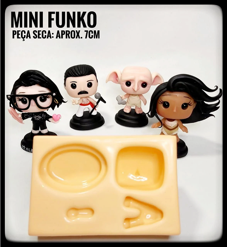 molde para funko pop - Deise Biscuits