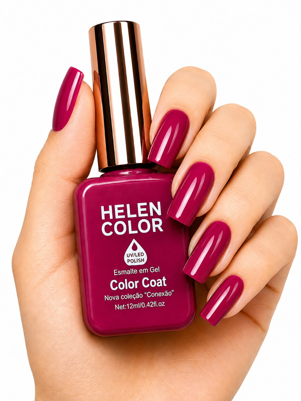 Esmalte Gel Helen Color Conexão Pink Fúcsia - 106 - Millay