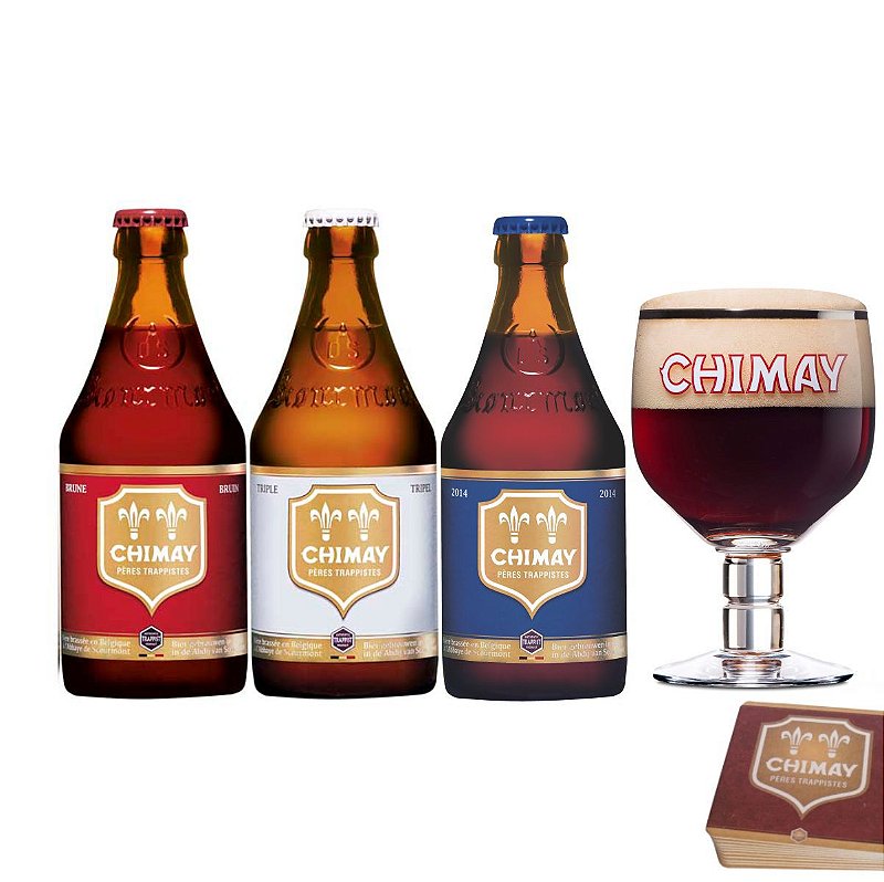 Kit Chimay cervejas especiais e importadas