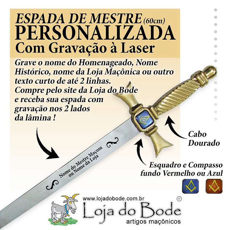 A espada - Maçonaria e Maçon(s)