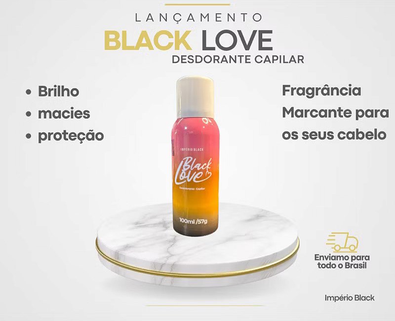 Black Love Desodorante capilar