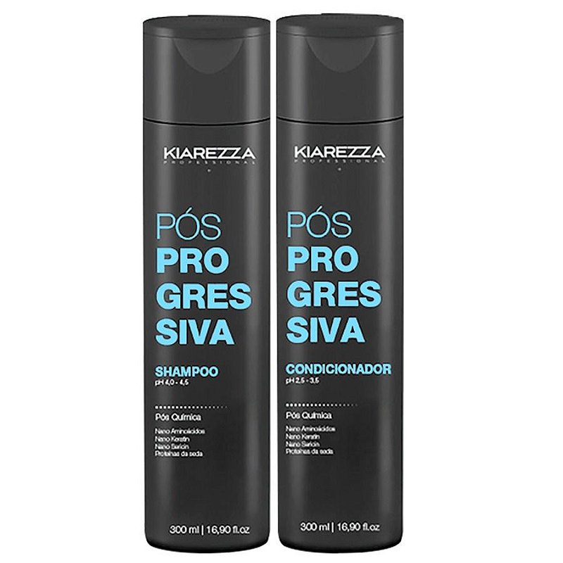 Pós Progressiva Shampoo + Condicionador Kiarezza Professional - Central