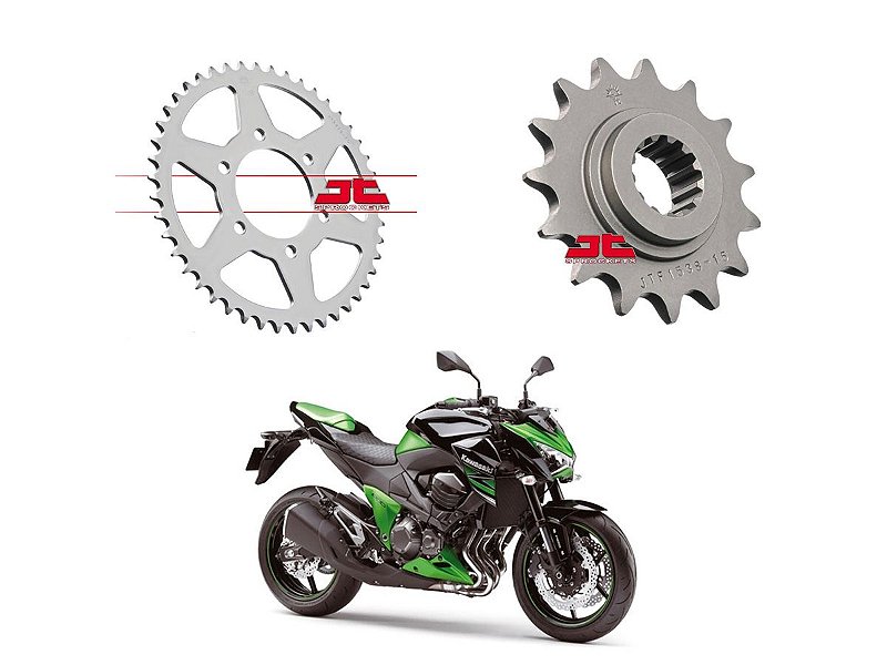 Coroa e Pinhão JT Sprockets Kawasaki Z800 - Modena