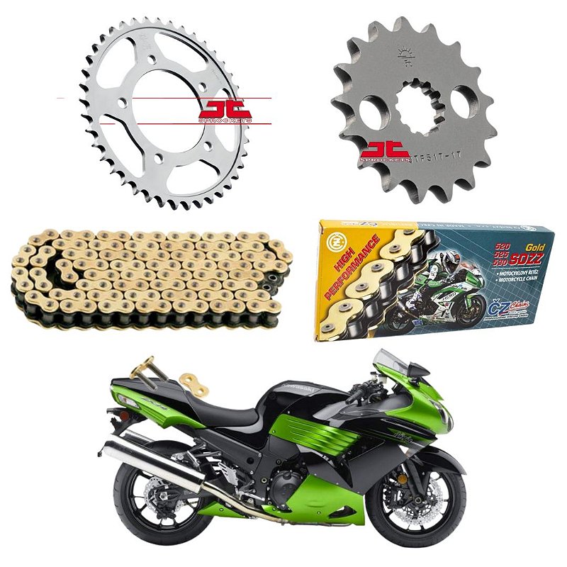 Kit transmissão Kawasaki ZX14 (11'-19') - Modena