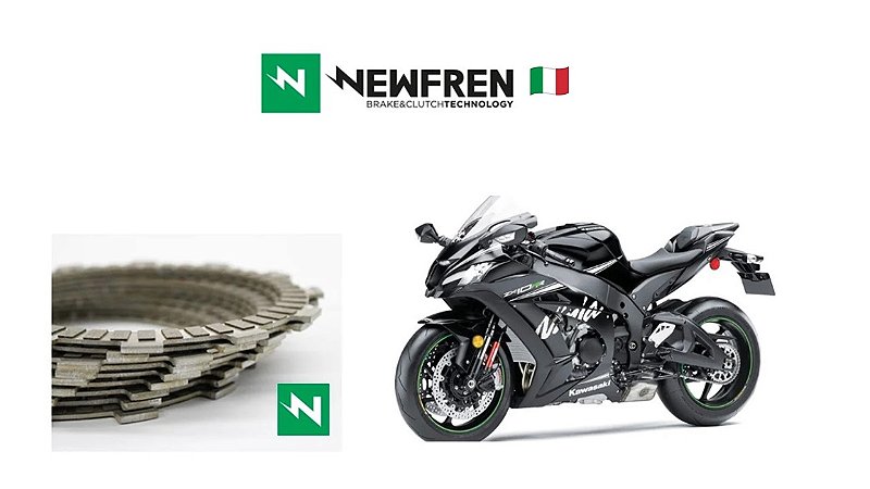 Conjunto de Discos de Embreagem Newfren Kawasaki ZX-10 - Modena