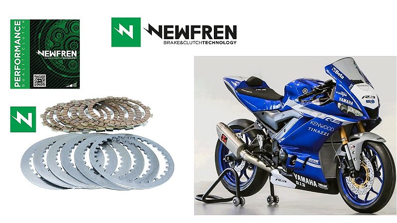 Kit Embreagem Performance Newfren Yamaha R3 - Modena