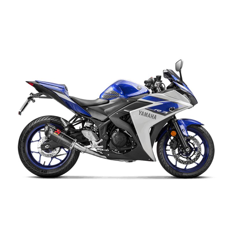Escapamento full Akrapovic ponteira em carbono - Yamaha R3/MT03