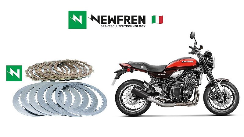 Kit Embreagem (Discos e Separadores) Newfren Kawasaki Z 900 RS