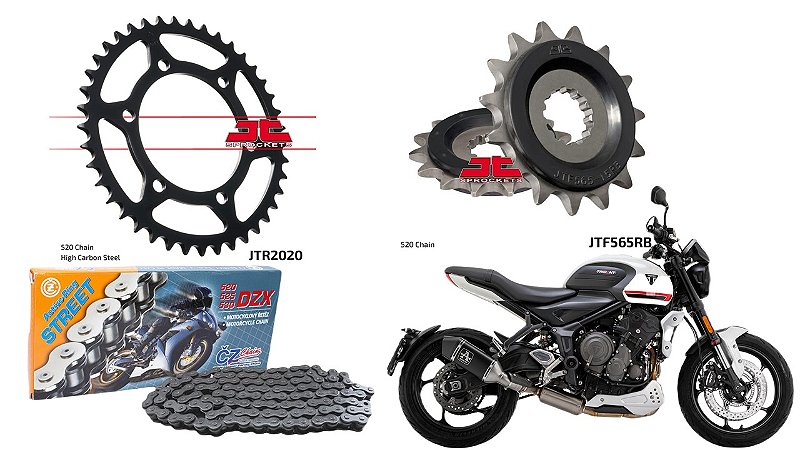 Kit transmissão Triumph Trident 660 - Modena