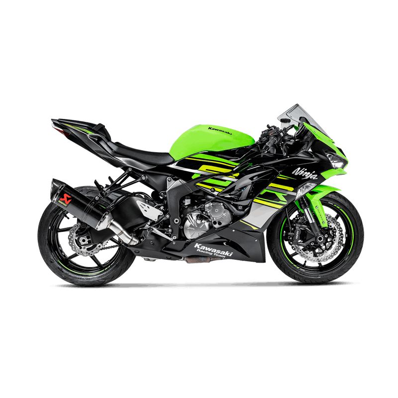 あっきー Ponteira Akrapovic em carbono para Kawasaki ZX6 R / 636 (2012