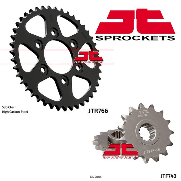 Coroa e Pinhão JT Sprockets Ducati Multistrada Enduro Modena