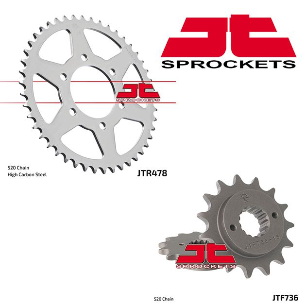 Coroa e Pinhão JT Sprockets Kawasaki Ninja ZX6 (2012-2018) - Modena